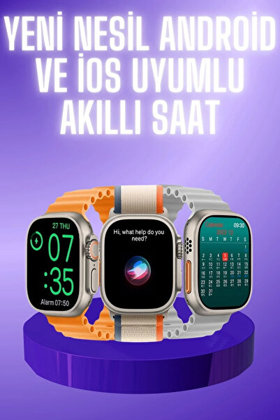 Epilons Akıllı Saat Çok Fonksiyonlu Unısex Sosyal Medya Girişli Bluetooth Bağ...