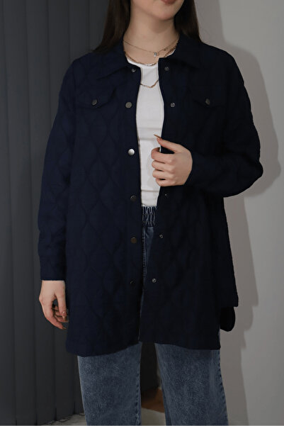 Qimene Snap Fastener Quilted Tunic