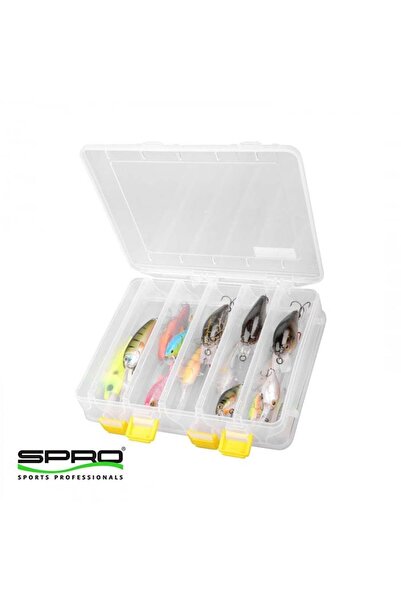 Spro Hardbait Organizer Kutu M 20x15,5x4,5 cm – Yapay Yem ve Kaşık Saklama Ku...