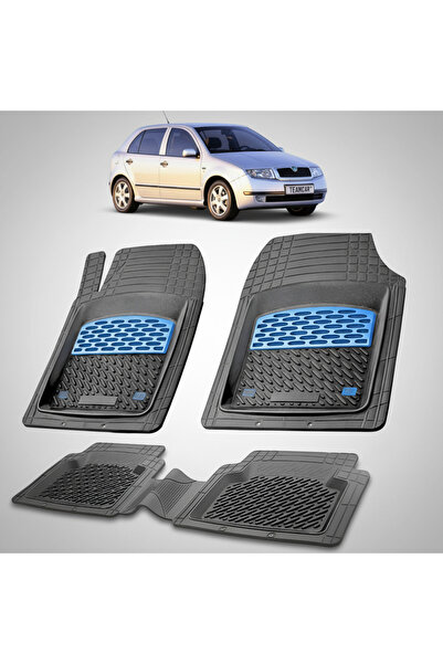 TEAMCAR Συμβατά πατάκια δαπέδου Skoda Fabia I 1999-2007 | Μπλε