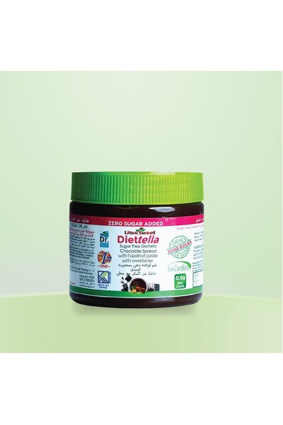 Dr. Eid شوكولاته دهن دايت-تيلا بنكهة البندق خالية من السكر – غنية بالبروتين