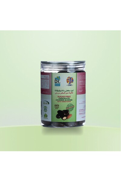 Dr. Eid Sugar-free chocolate-covered almonds – sweetened with stevia – 175g
