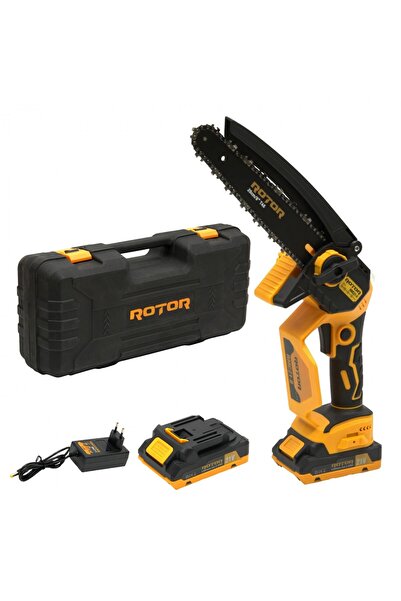Rotor RMC21-8 Chain Saw with Battery, 21V / 2Ah, Brushless, Chain Lubrication