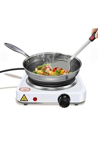 Tradeo Single Burner Electric Hot Plate: Portable Countertop Stove with Adjus...