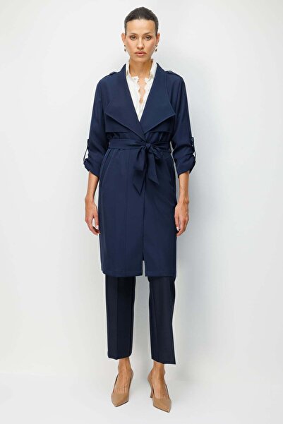 Ekol Omzu Apoletli Kuşaklı Trenç