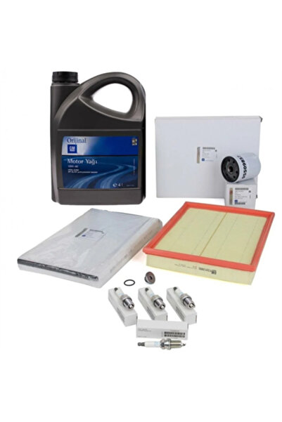GM Opel / Astra G 1.4 - 1.6 Bakım Seti Mobil 10W40 Yağlı Bujisiz