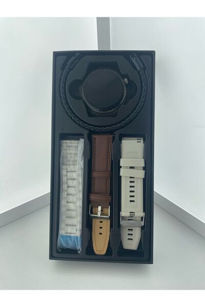 Lizbon SW-55 Premium Akıllı Saat AMOLED Ekran Bluetooth Arama Özellikli Smart...