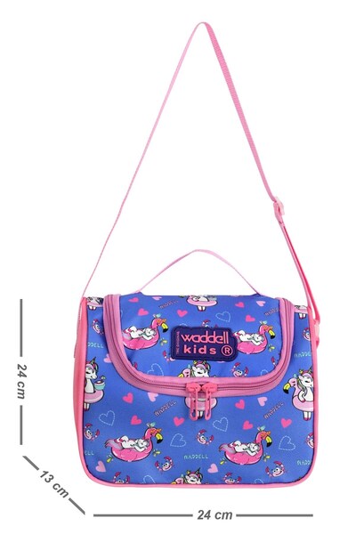 GENC DIJITAL BASKI Waddell Flamingo Patterned Unicorn Thermal Nutrition Bag Sir