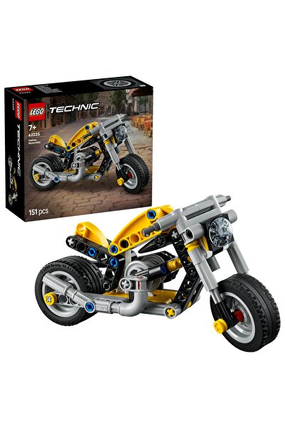 LEGO Σετ Technic - Κίτρινη μοτοσικλέτα (42225)