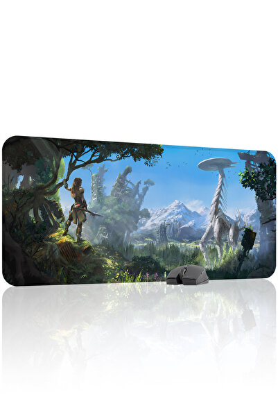 mousepad bastir لوحة ماوس الألعاب المطاطية Horizon Zero مانع للانزلاق V5 - 90...