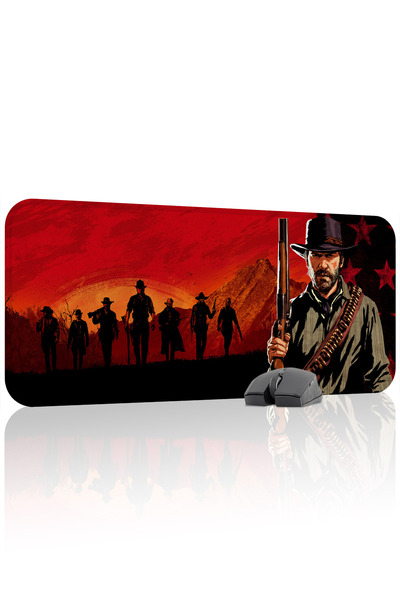 mousepad bastir Red Dead Redemption 2 Mousepad de gaming din cauciuc cusut V3...