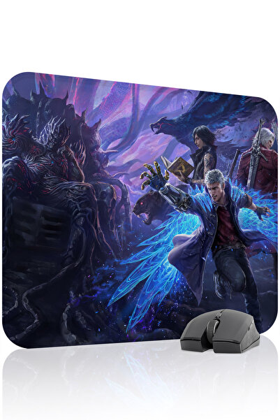 mousepad bastir لوحة ماوس للألعاب من ديفيل ماي كراي مانع للانزلاق مصنوعة من ا...