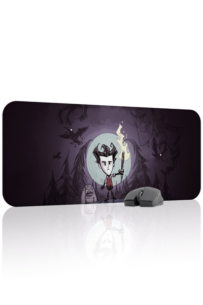 mousepad bastir لوحة ماوس الألعاب المطاطية المخيطة V4 من Don't Starve مانع لل...