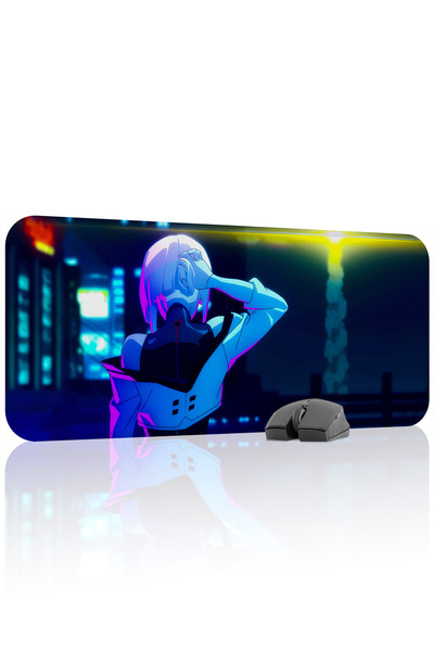 mousepad bastir Cyberpunk Edge Τραβέρσα s Ραμμένο λαστιχένιο mousepad για παι...