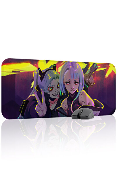 mousepad bastir Cyberpunk Edge Τραβέρσα s Ραμμένο λαστιχένιο mousepad gaming ...
