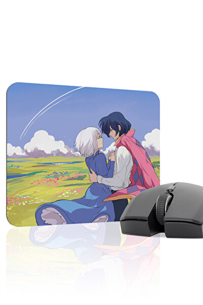 mousepad bastir لوحة ماوس الألعاب المطاطية المخيطة من Howl's Moving Castle ما...