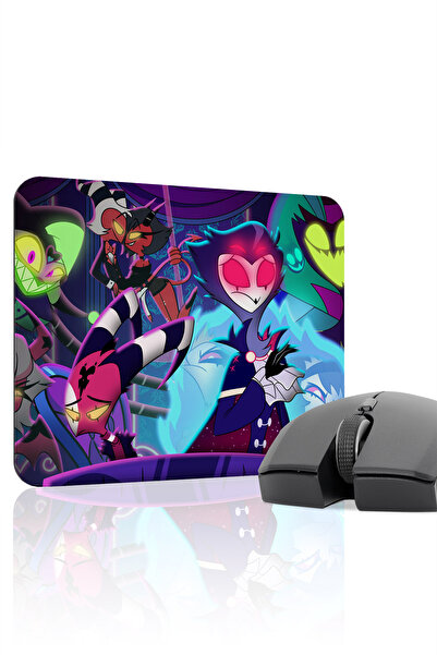 mousepad bastir Helluva Boss Kaymaz Dikişli Kauçuk Oyuncu Mousepad V5 - 22X18...