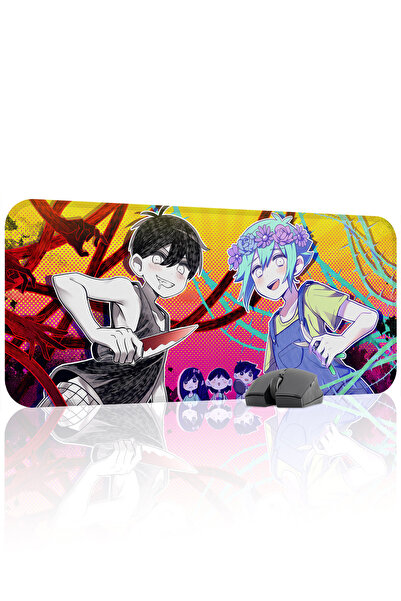 mousepad bastir لوحة ماوس أوموري مانع للانزلاق مطاطية مخيطة V5 - 70x30 XL لوح...