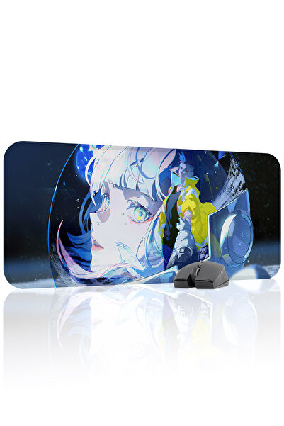 mousepad bastir Cyberpunk Edgerunners Dikişli Kauçuk Oyuncu Mousepad V2 - 70x...