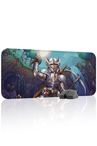 mousepad bastir لوحة ماوس الألعاب المطاطية المخيطة من تيراريا مانع للانزلاق V...