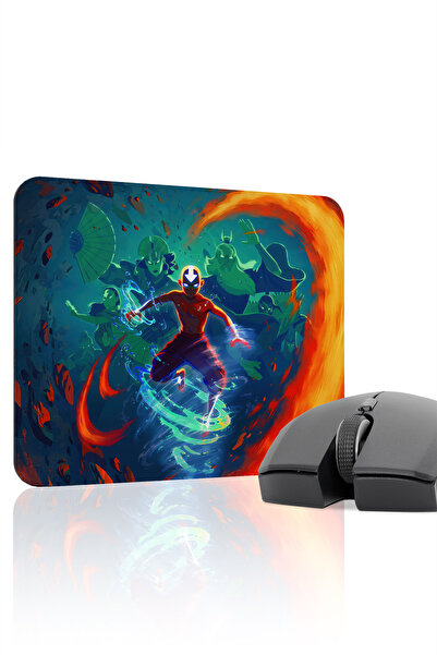 mousepad bastir لوحة ماوس ألعاب مطاطية مخيطة من Avatar Son Airbender V2 - لوح...