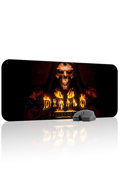 mousepad bastir Diablo Protivklizno prošiveni gumeni gaming podloga za miša V...