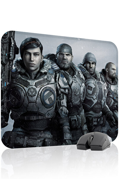 mousepad bastir Mousepad de gaming Gears of War antialunecare din cauciuc cus...