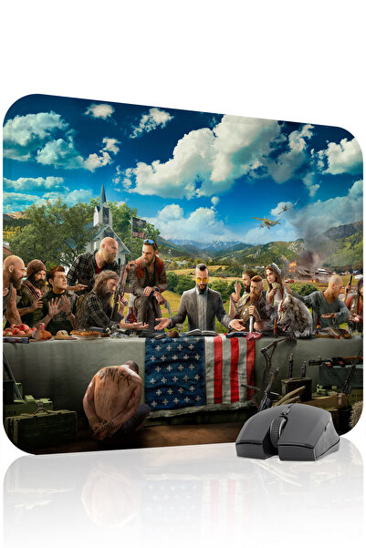 mousepad bastir لوحة ماوس الألعاب المطاطية المخيطة Far Cry مانع للانزلاق V1 -...