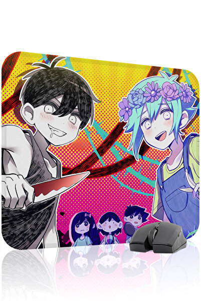 mousepad bastir لوحة ماوس أوموري مانع للانزلاق المطاطية المخيطة V5 - 48X40 XL...