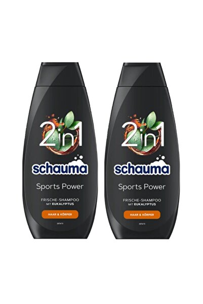 Schauma Shampoo Sports Power, Sports Power 400 ml X 2 Pieces