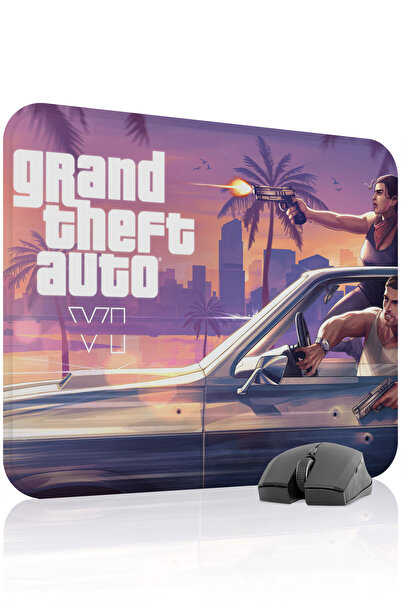 mousepad bastir Gta 6 Non-Slip Stitched Rubber Gamer Mousepad V2 - 48X40 XL G...