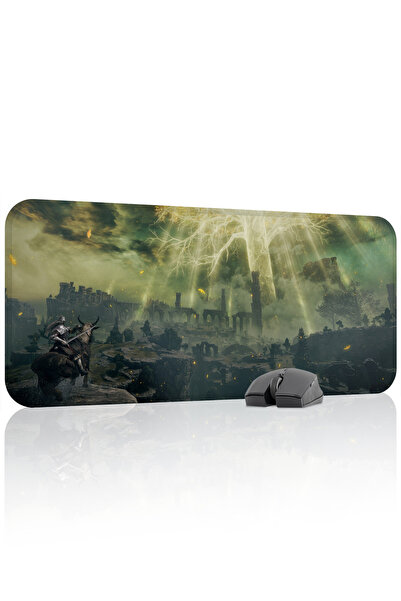 mousepad bastir Elden Ring antialunecare Dikişli Rubber Player Mousepad V5 - ...