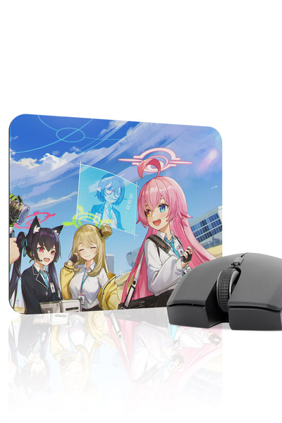 mousepad bastir لوحة ماوس الألعاب المطاطية ذات مانع للانزلاق خياطة من Blue Ar...