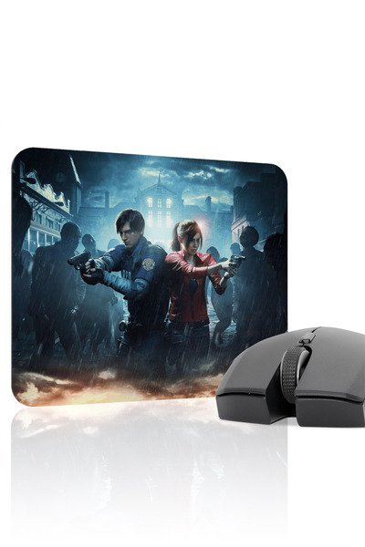 mousepad bastir لوحة ماوس الألعاب المطاطية المخيطة من Resident Evil مانع للان...