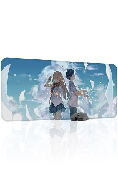 mousepad bastir لوحة ماوس الألعاب Your Lie in April مانع للانزلاق المصنوعة من...