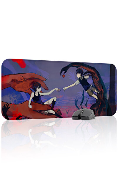 mousepad bastir لوحة ماوس أوموري مانع للانزلاق المطاطية المخيطة V4 - لوحة ماو...