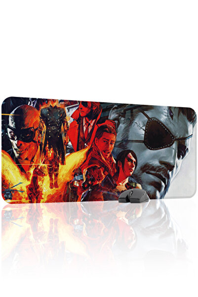 mousepad bastir لوحة ماوس معدنية من ميتال جير سوليد مانع للانزلاق مصنوعة من ا...