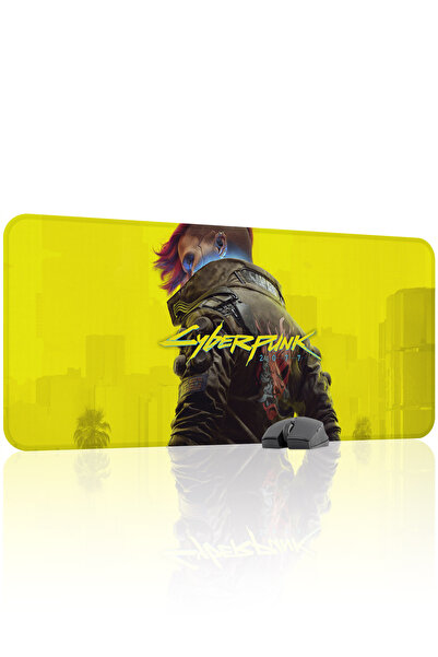 mousepad bastir Cyberpunk 2077 Mousepad pentru jocuri din cauciuc cu antialun...