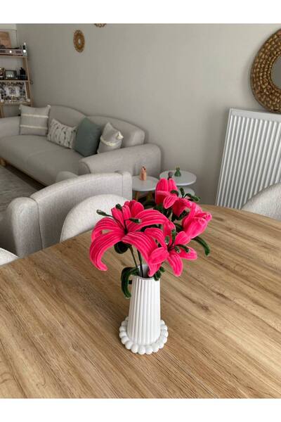 HanimLoop Pastel Lilyum , Zambak , Sümbül , Manolya , Papatya , Lale Şönil Va...