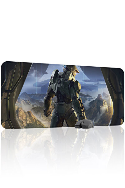 mousepad bastir لوحة ماوس الألعاب المطاطية المخيطة من هالو مانع للانزلاق V3 -...