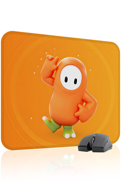 mousepad bastir لوحة ماوس الألعاب المطاطية المخيطة Fall Guys مانع للانزلاق V2...