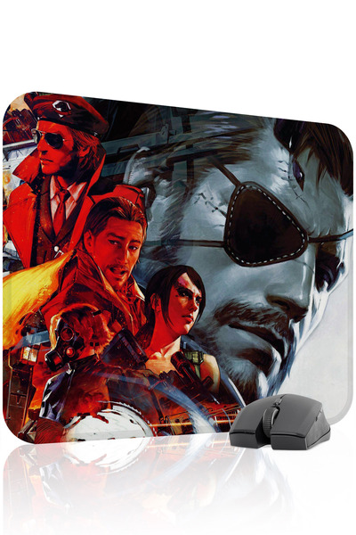 mousepad bastir لوحة ماوس معدنية من ميتال جير سوليد مانع للانزلاق مصنوعة من ا...