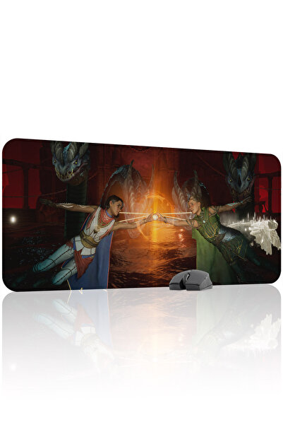 mousepad bastir لوحة ماوس الألعاب المطاطية المخيطة من سبليت فيكشن مانع للانزل...