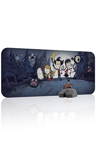 mousepad bastir لوحة ماوس الألعاب المطاطية المخيطة V5 من Don't Starve مانع لل...