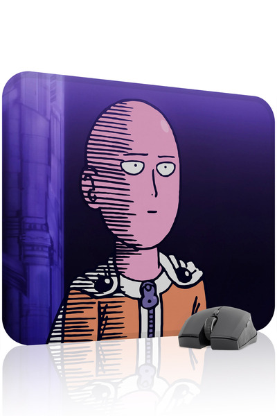 mousepad bastir لوحة ماوس الألعاب المطاطية المخيطة من ون بونش مان مانع للانزل...