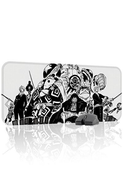 mousepad bastir لوحة ماوس الألعاب المطاطية المخيطة من ون بيس مانع للانزلاق V4...