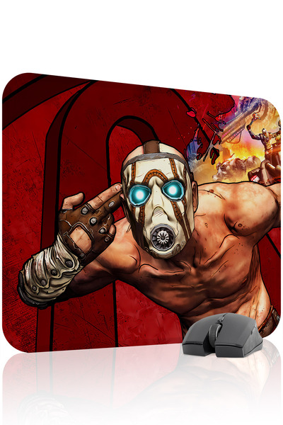 mousepad bastir لوحة ماوس الألعاب المطاطية Borderlands مانع للانزلاق V3 - 48X...