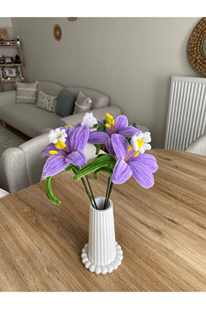 HanimLoop Pastel Lilyum , Zambak , Sümbül , Manolya , Papatya , Lale Şönil Va...