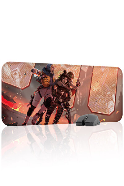 mousepad bastir لوحة ماوس ألعاب Apex Legends مانع للانزلاق Dikişli Rubber Pla...