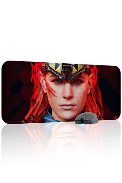 mousepad bastir لوحة ماوس الألعاب Horizon Zero مانع للانزلاق المطاطية المخيطة...